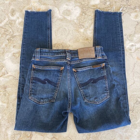 Nudie Jeans Skinny Lin Navy Friday Blues - Picture 6 of 16